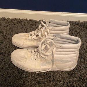 White Hightop Vans